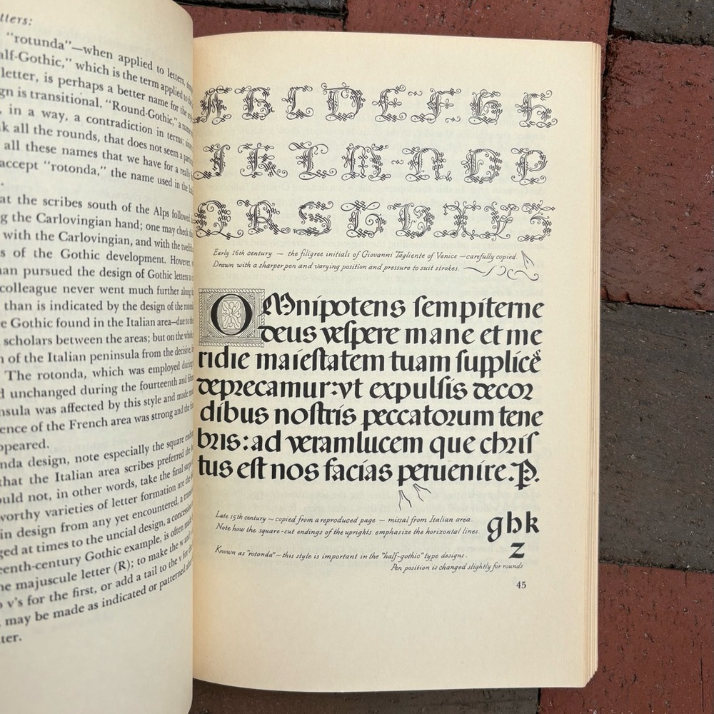 1957 The History and Technique of Lettering Gothic Fonts Printmaking Typography - Picture 13 of 15
